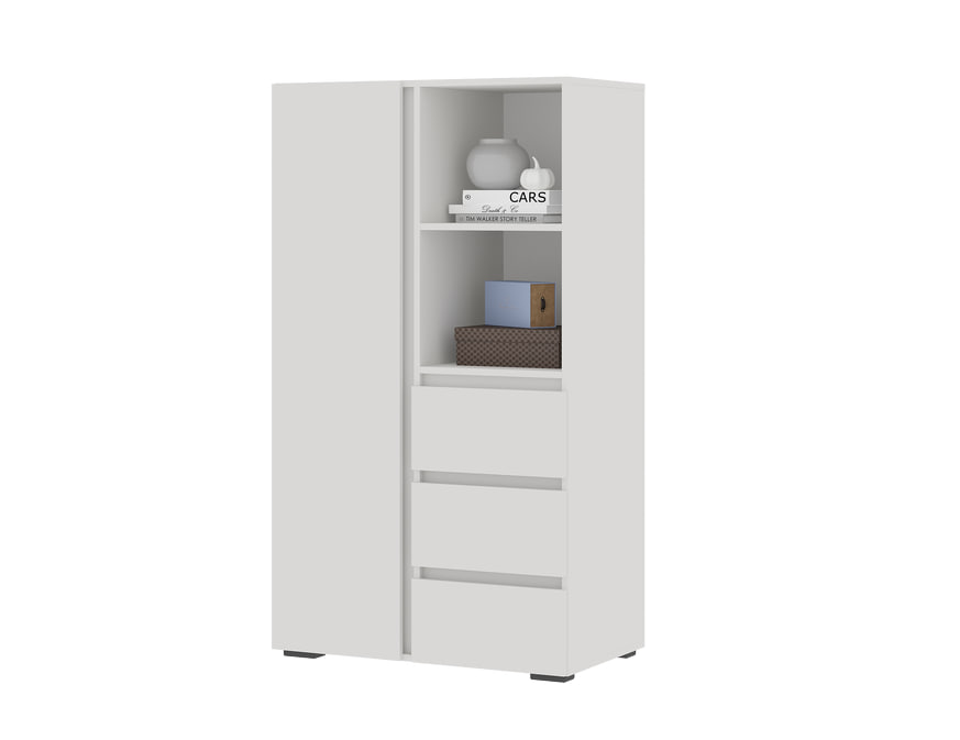 Стеллаж-шкаф "Хелен" (ШК 03 Белый)